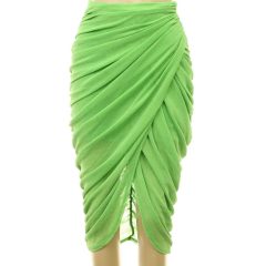 Shein ráncolt zöld szoknya