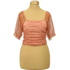 Primark virágmintás necc top