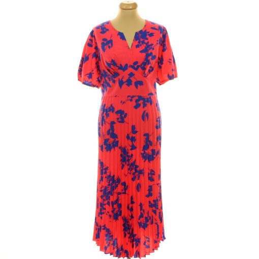 Shein mintás pink ruha