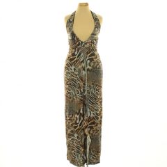 Pretty Little Thing mintás maxi ruha