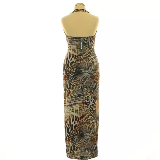 Pretty Little Thing mintás maxi ruha