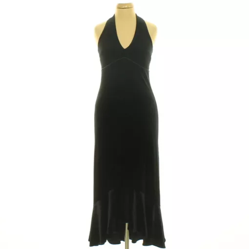 H&M nyakpántos bársony ruha