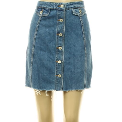 Boohoo rojtozott farmer szoknya