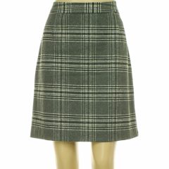 Manguun kockás szürke gyapjúkeverék szoknya