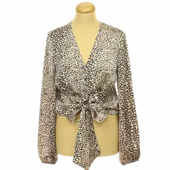Topshop mintás szatén blúz