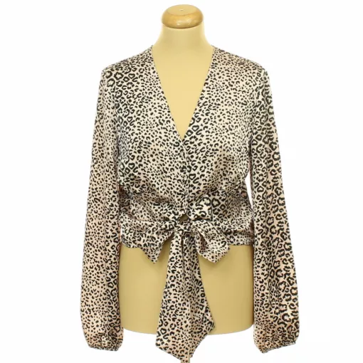 Topshop mintás szatén blúz