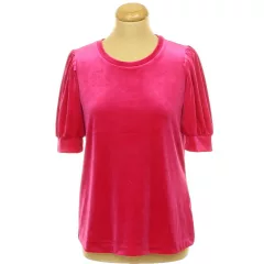 Boden pink tükörbársony felső