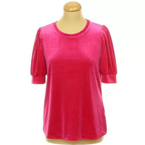 Boden pink tükörbársony felső