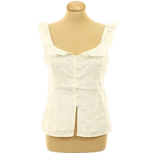 H&M azsúrozott fehér blúz
