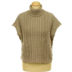 Shein csavartmintás kötött mellény