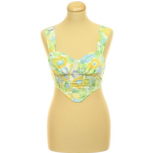 Cider mintás corset top