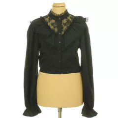 Shein csipkés fekete ing