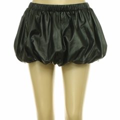 Pretty Little Thing fekete műbőr szoknya