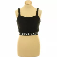 Fekete microfleece top