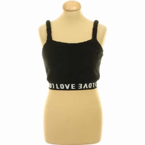 Fekete microfleece top