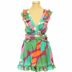 River Island színes szatén overál