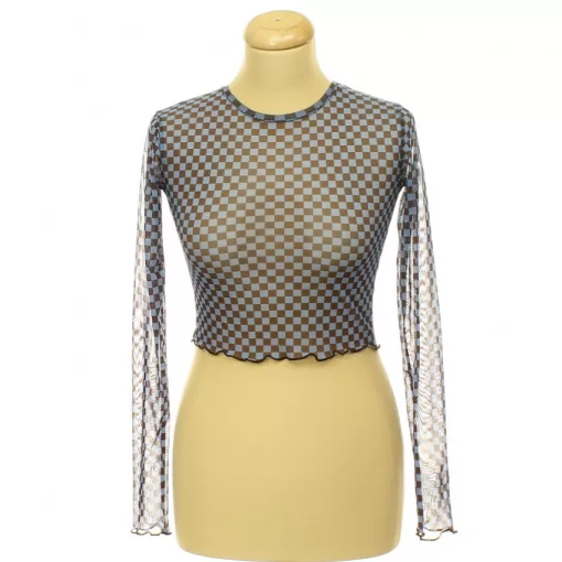 Pull&Bear kockás necc top
