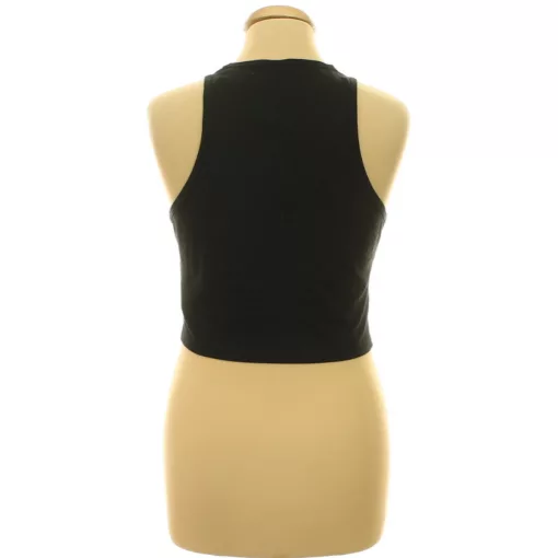 Shein mintás fekete top