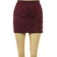 Amisu csavart bordó miniszoknya