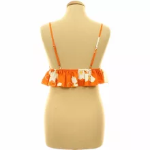 Shein virágmintás narancssárga top