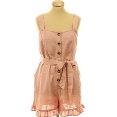 New Look fodros rózsaszín overál