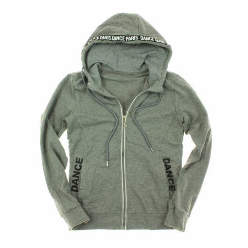 Szürke kapucnis gyerek pulóver