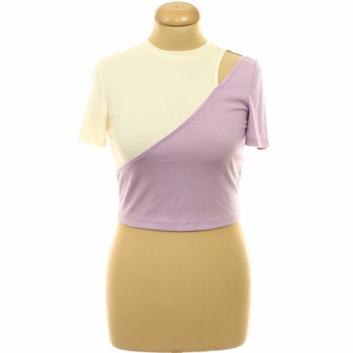 Shein krémszínű-lila top