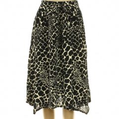 Jean Pascale mintás viszkóz szoknya