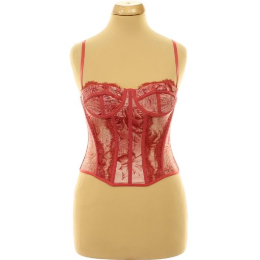 Shein merevítős corset top