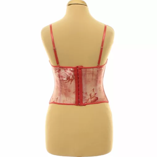 Shein merevítős corset top