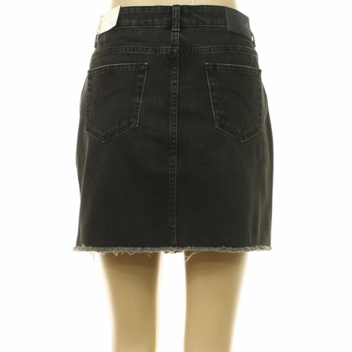 Only rojtozott fekete farmer szoknya