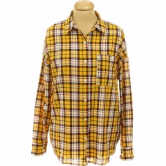 Fishbone kockás oversize ing