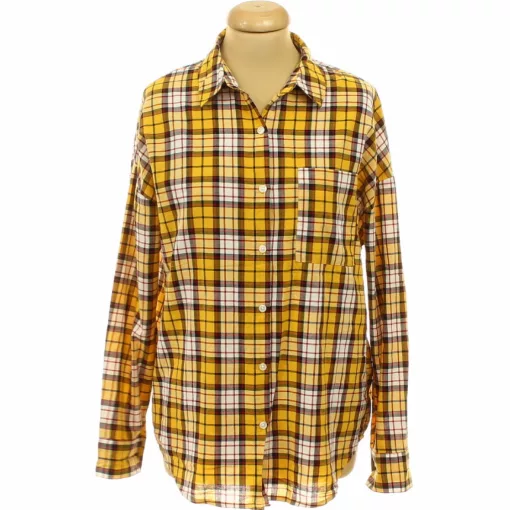Fishbone kockás oversize ing