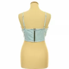 Trendyol fűzős farmer top