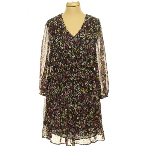 Mango virágmintás plisszírozott ruha