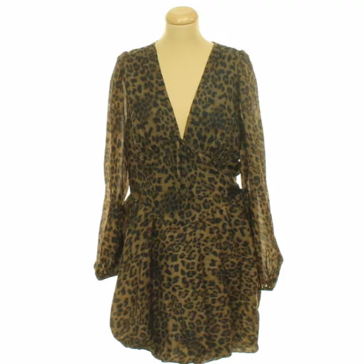 Boohoo leopárdmintás barna ruha