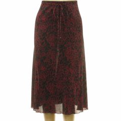 Bm virágmintás pliszírozott szoknya