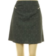 George mintás fekete szoknya