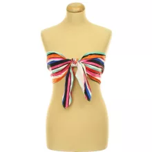 Shein csíkos strand top