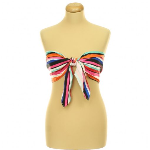 Shein csíkos strand top