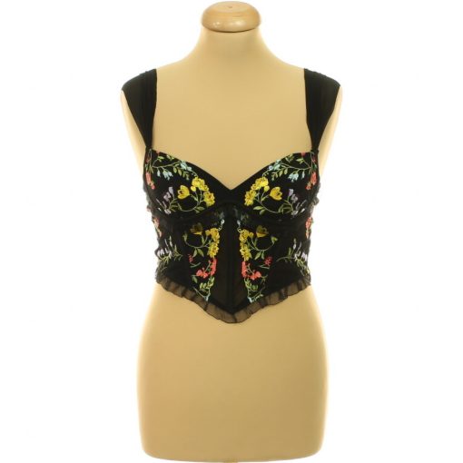 Cider hímzett corset top
