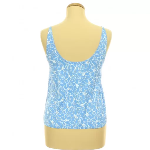 Primark virágmintás kék felső