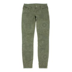 Benetton mintás khakizöld skinny farmer