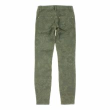 Benetton mintás khakizöld skinny farmer