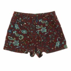 Topshop virágmintás bordó rövidnadrág