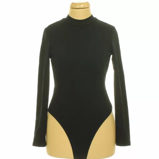 Shein fekete pamut body