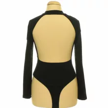 Shein fekete pamut body