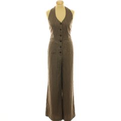 Shein csíkos barna overál