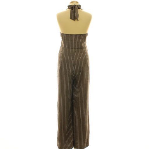 Shein csíkos barna overál