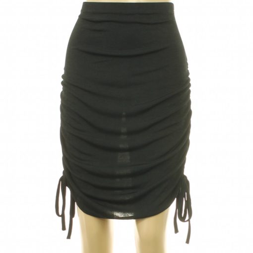 Sisters Point ráncolt fekete szoknya